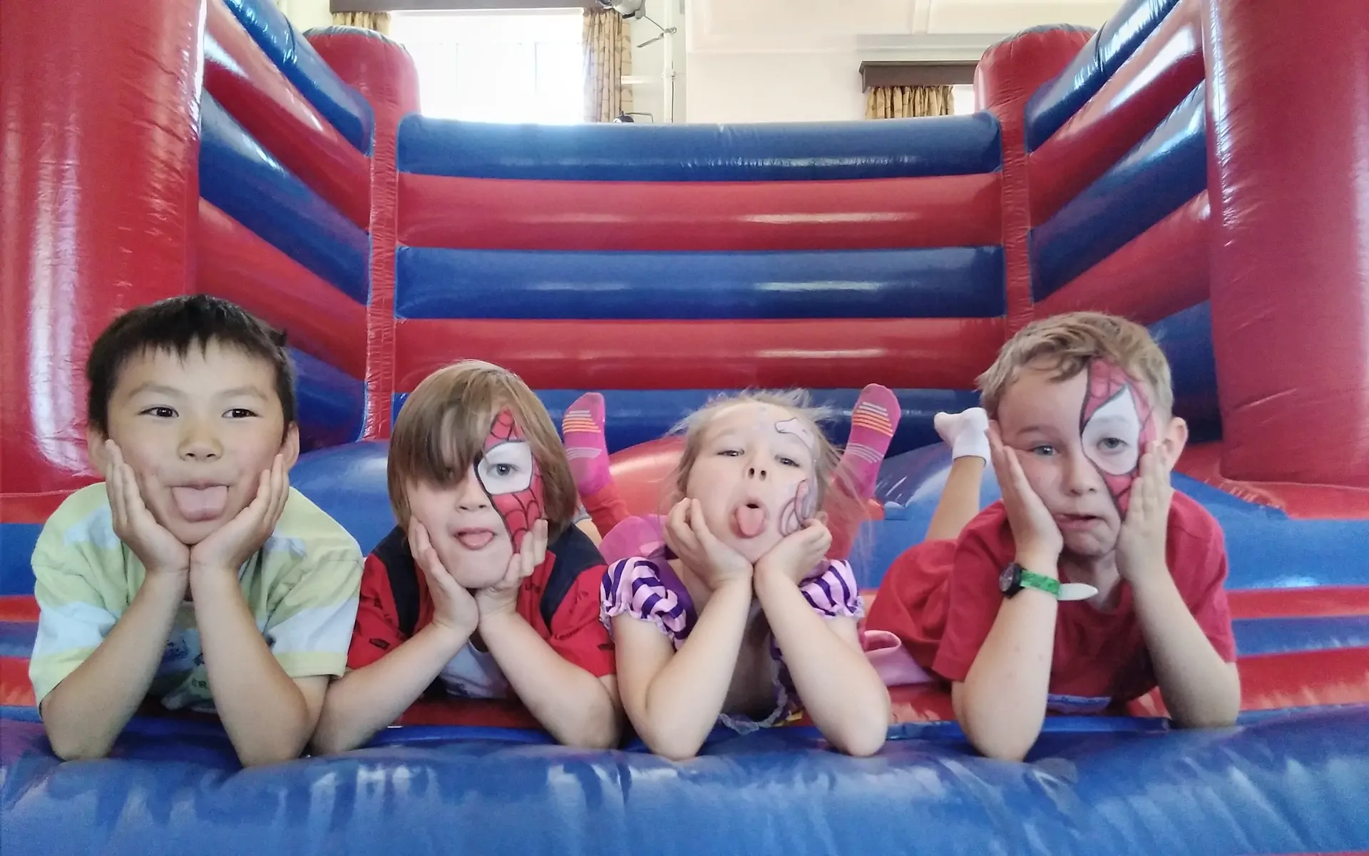 Bouncy Castle group at Barracudas Chigwell camp.jpg