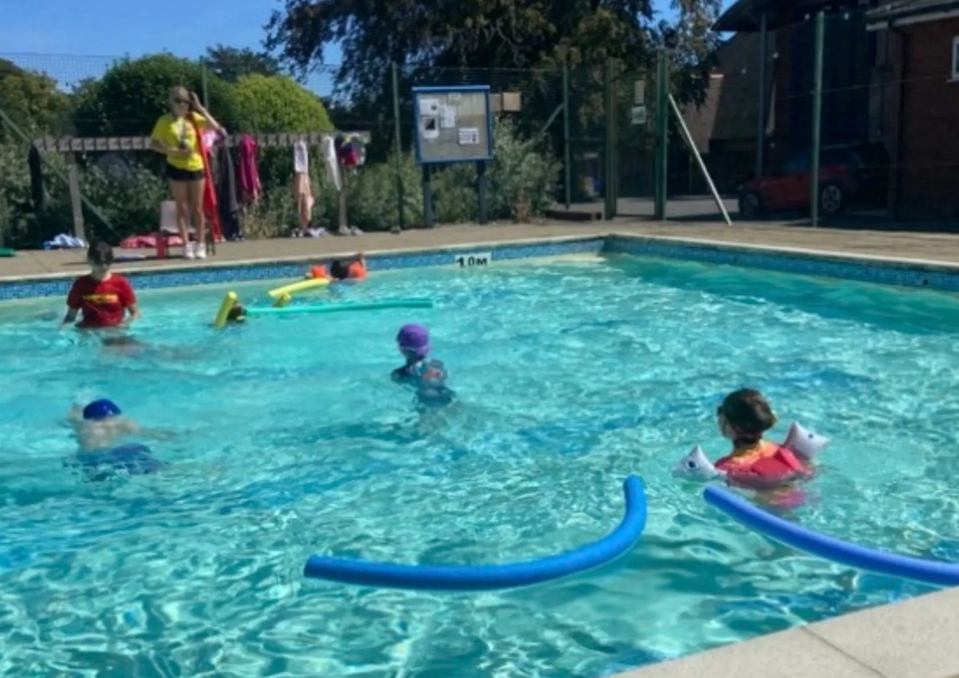 Barracudas Salisbury camp swimming pool