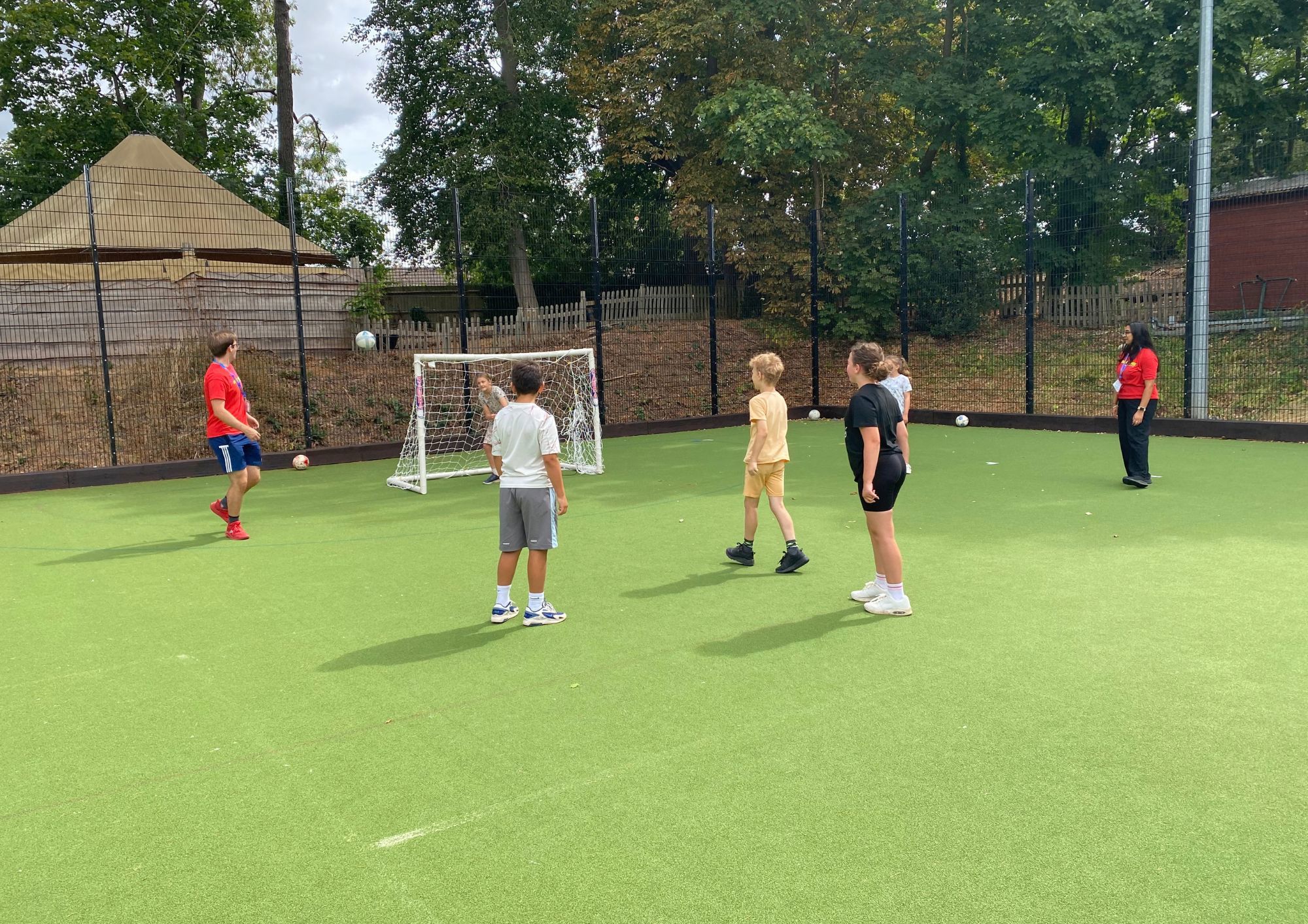 Barracudas Maidenhead camp astro football