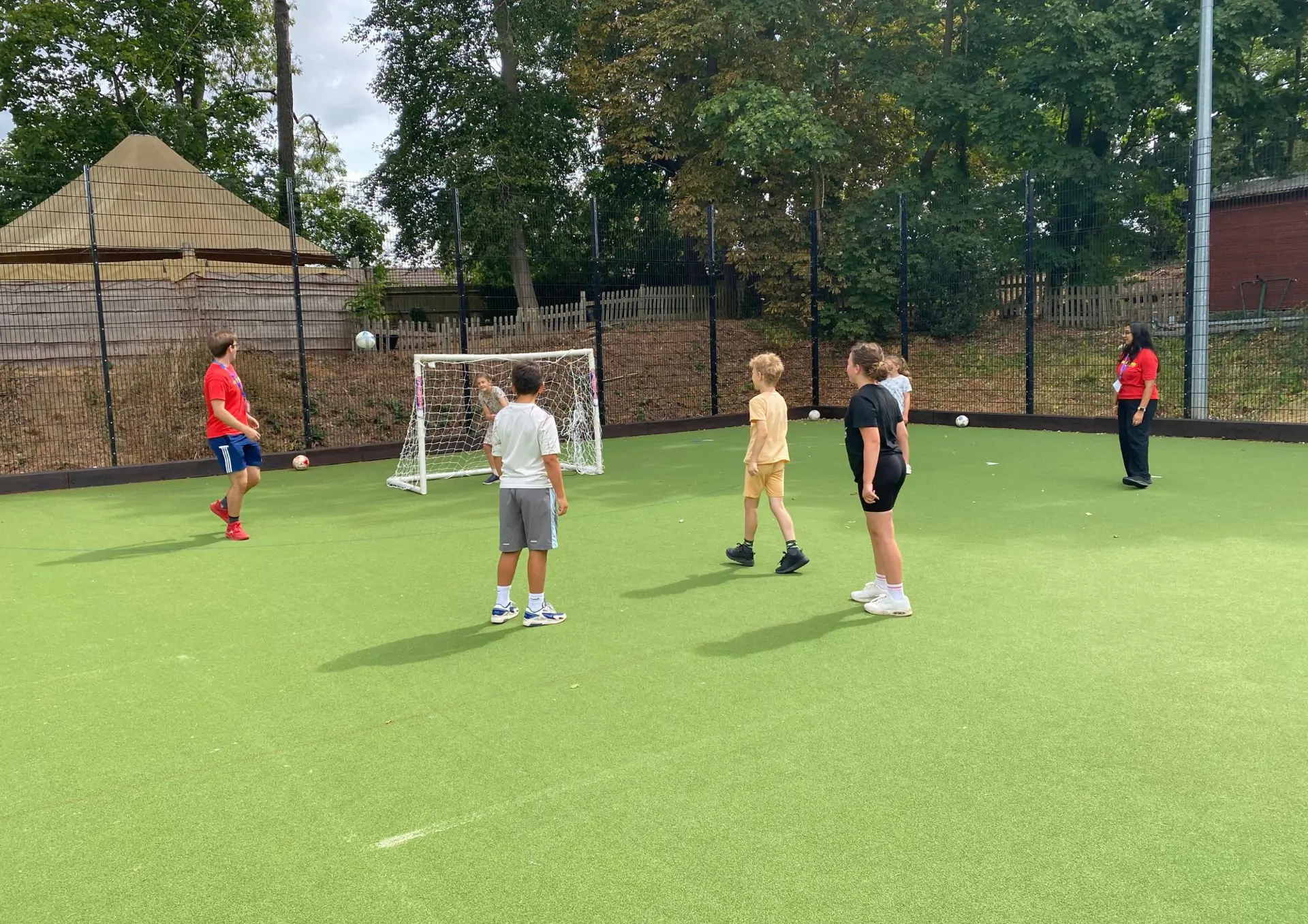 Barracudas Maidenhead camp astro football
