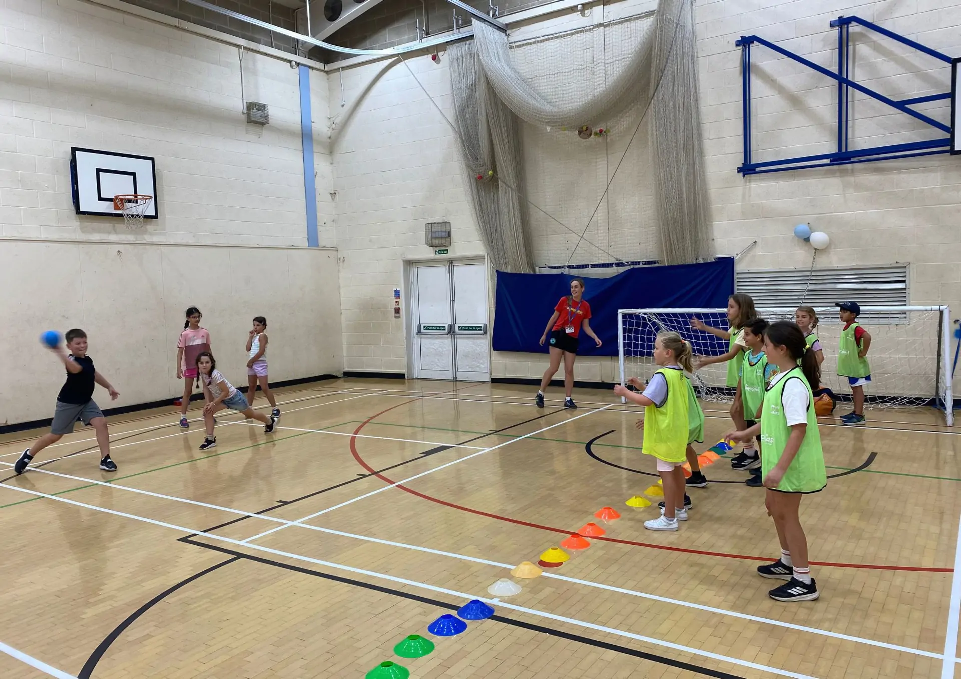 Barracudas Maidenhead camp dodgeball sports hall