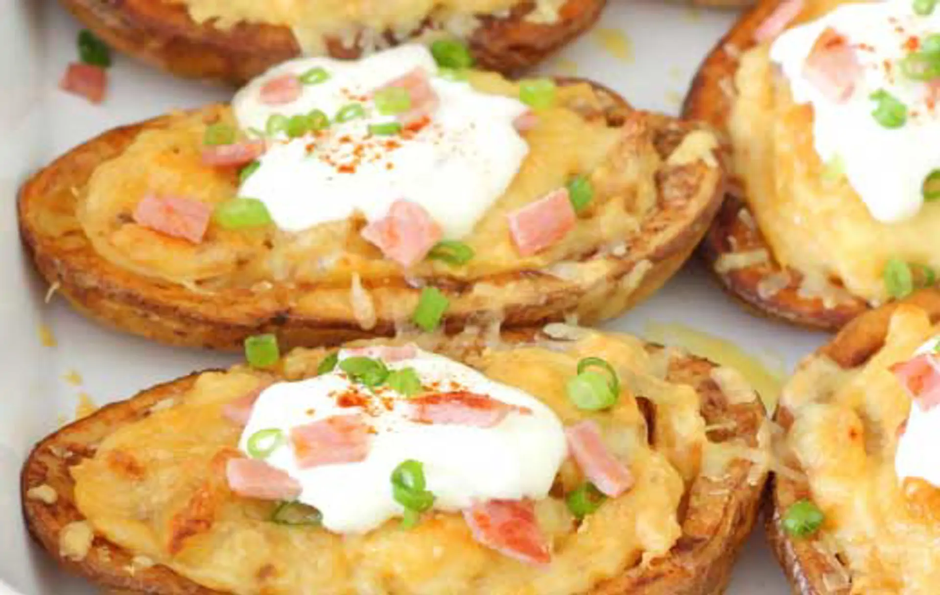 Loaded potato skins