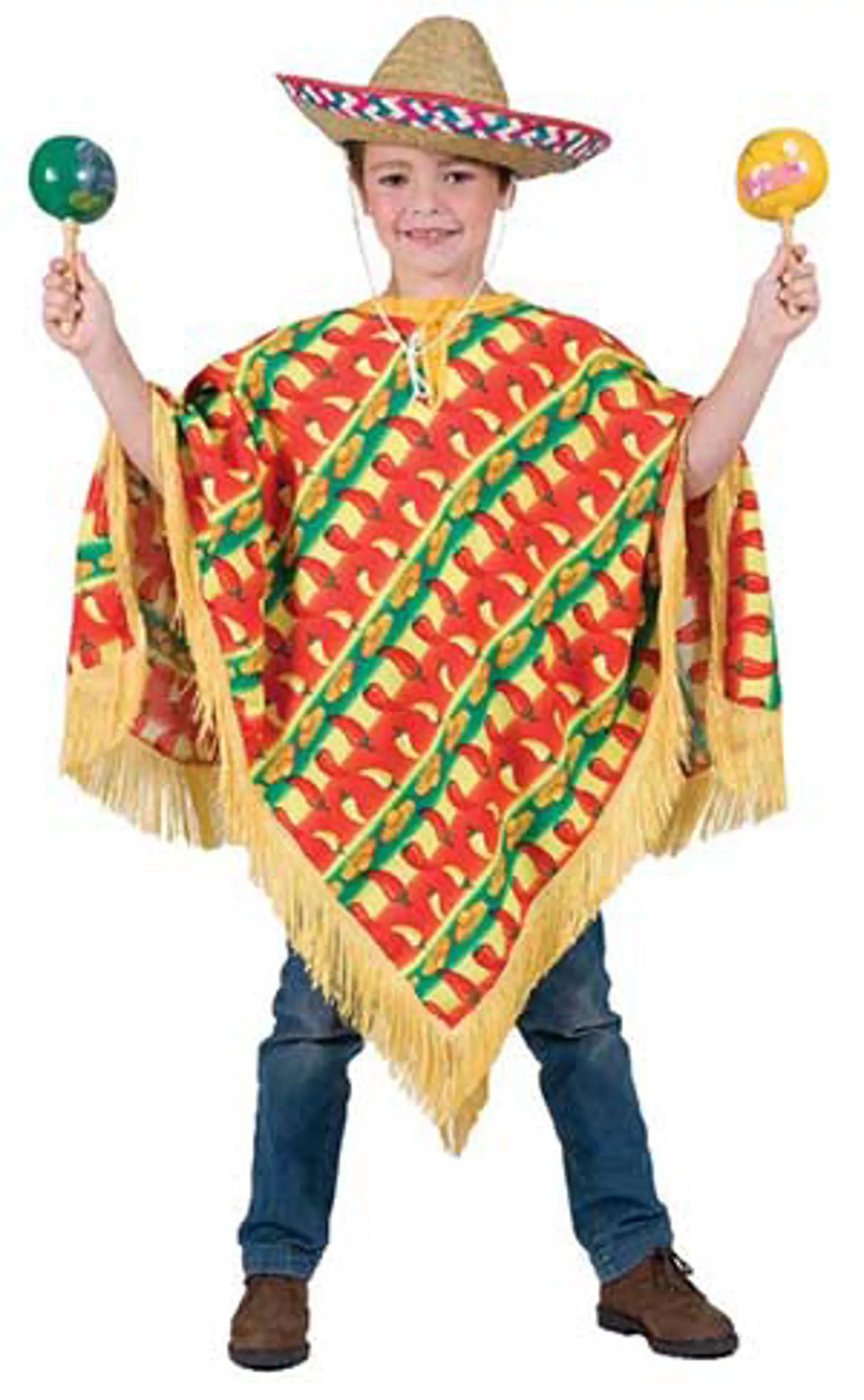 Easy homemade Mexican costume for kids