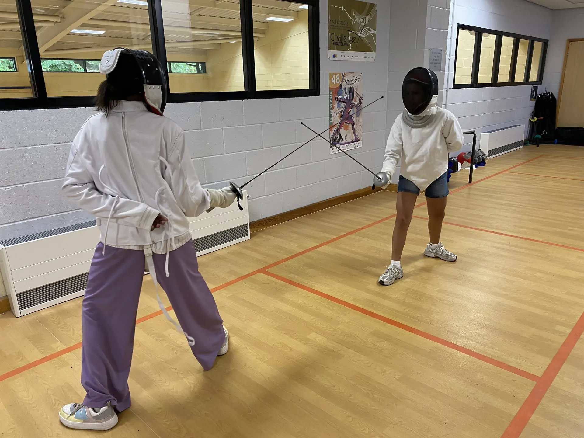 Barracudas High Wycombe camp fencing session.jpg