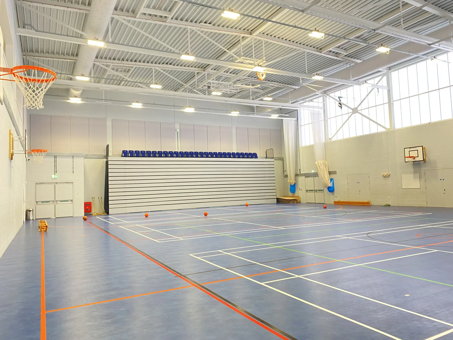 Sports hall at Barracudas Chigwell camp.jpg