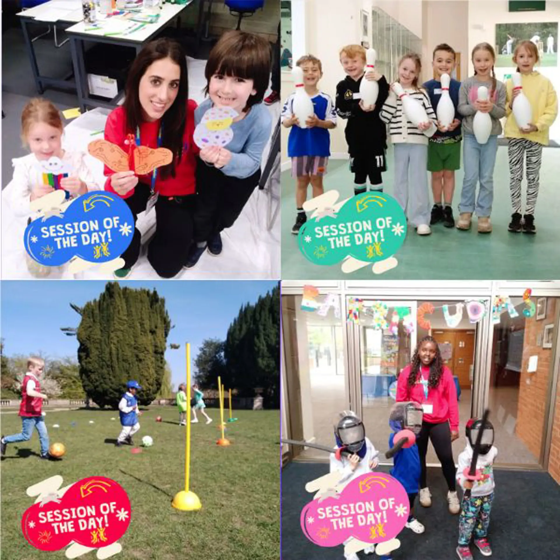 Barracudas Easter Camp 2025 session of the day montage from 14-17 April 202