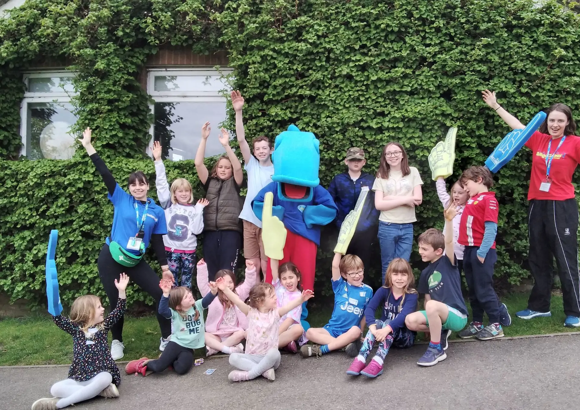 Barracudas Salisbury camp group of happy children