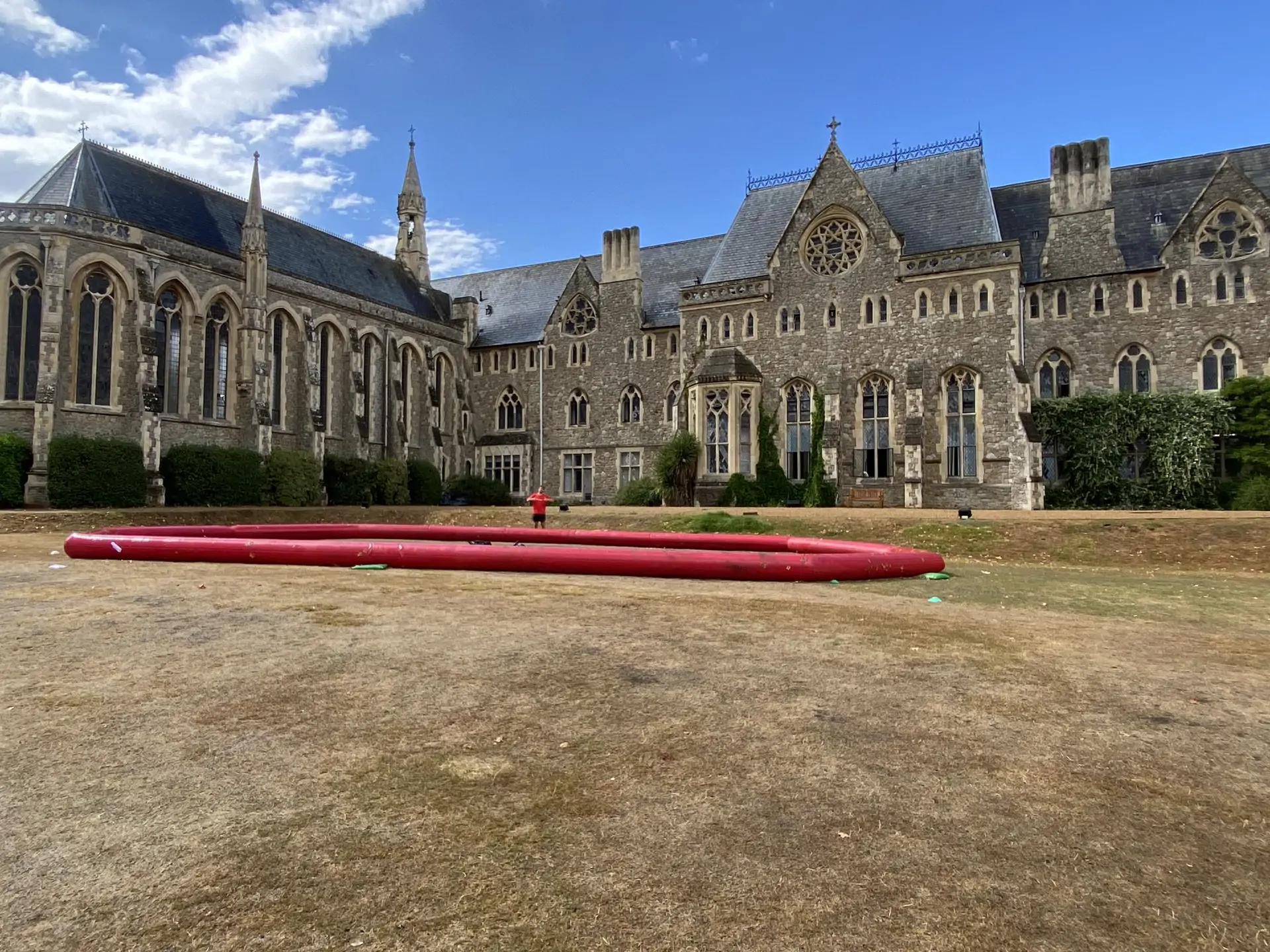 Barracudas Canterbury camp building and motor sports track.jpg
