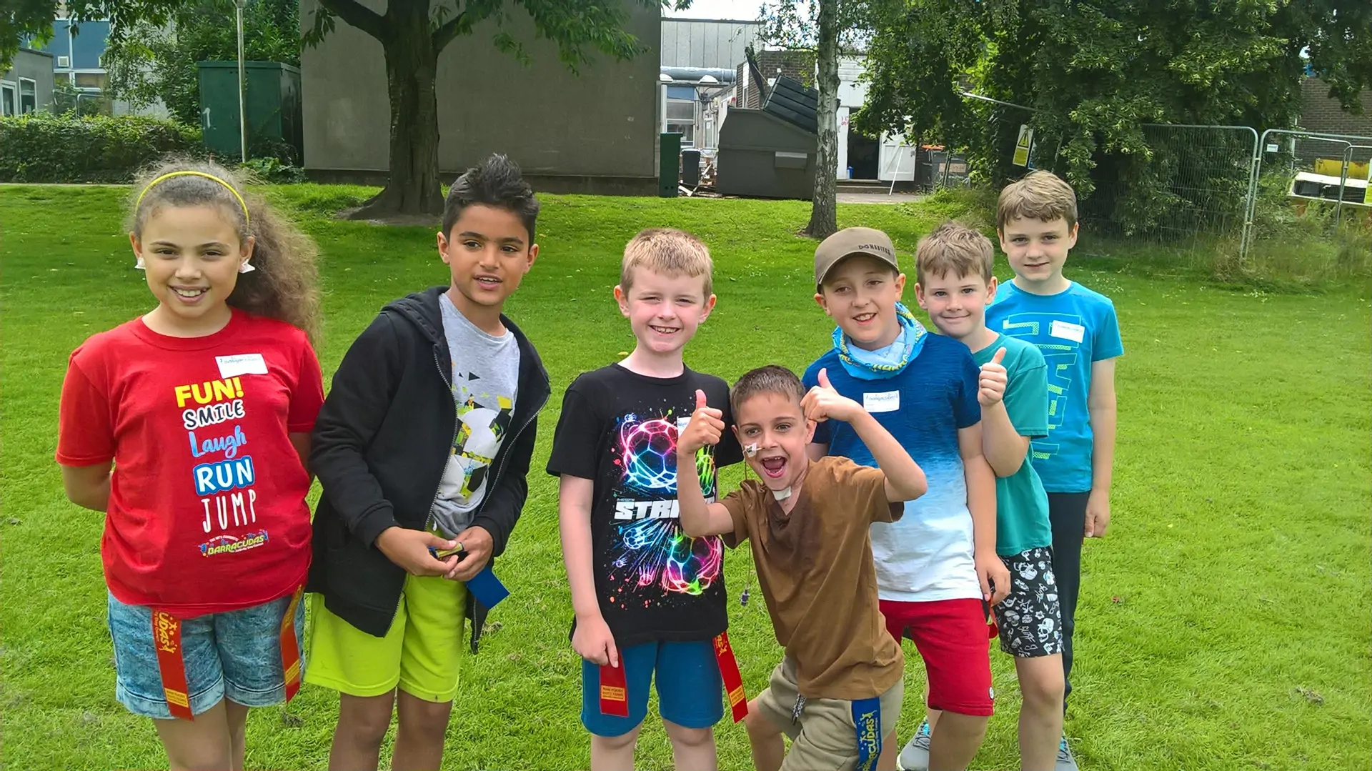Maidstone Barracudas group of children