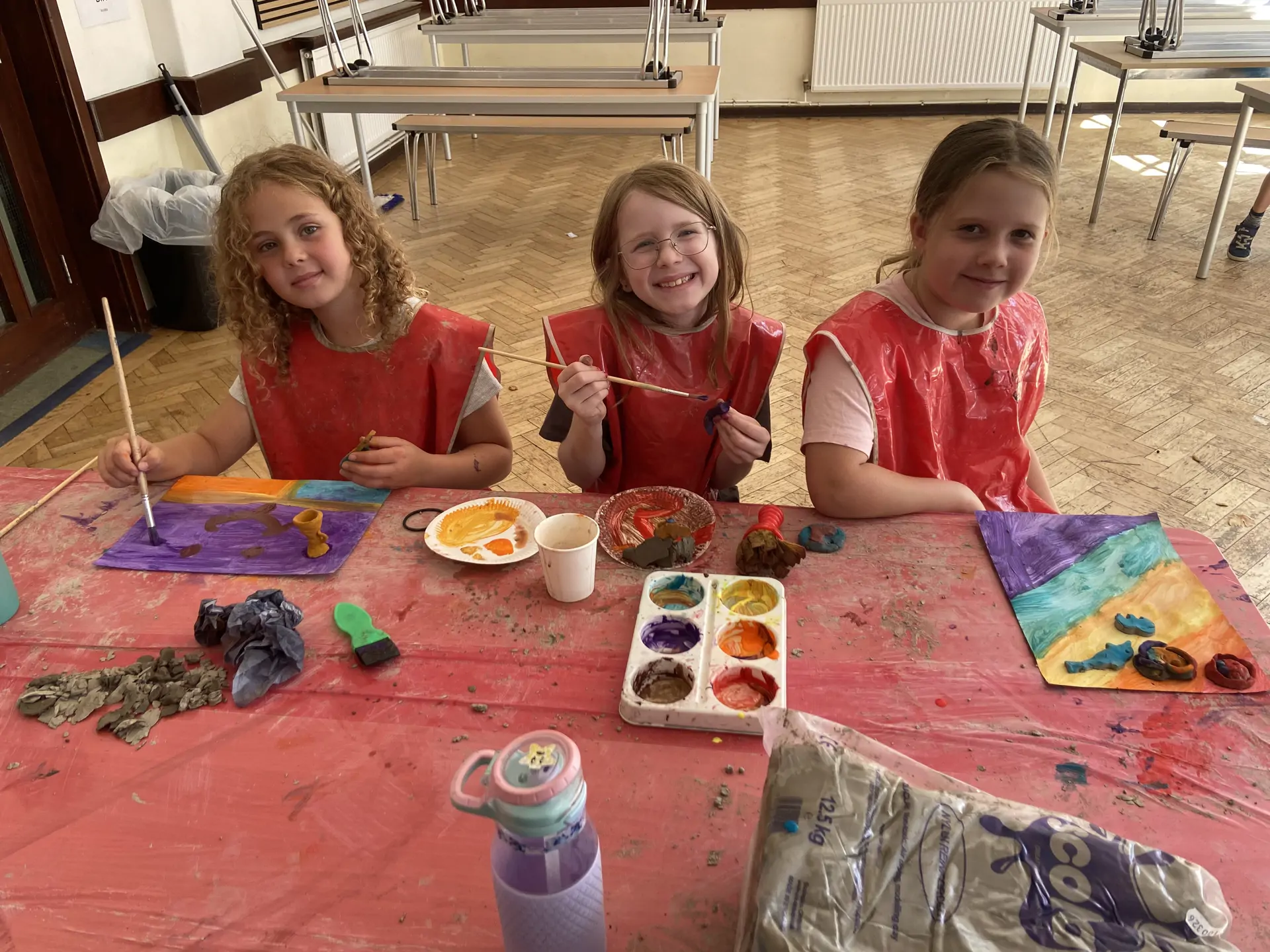 Barracudas arts and crafts clay session.jpg