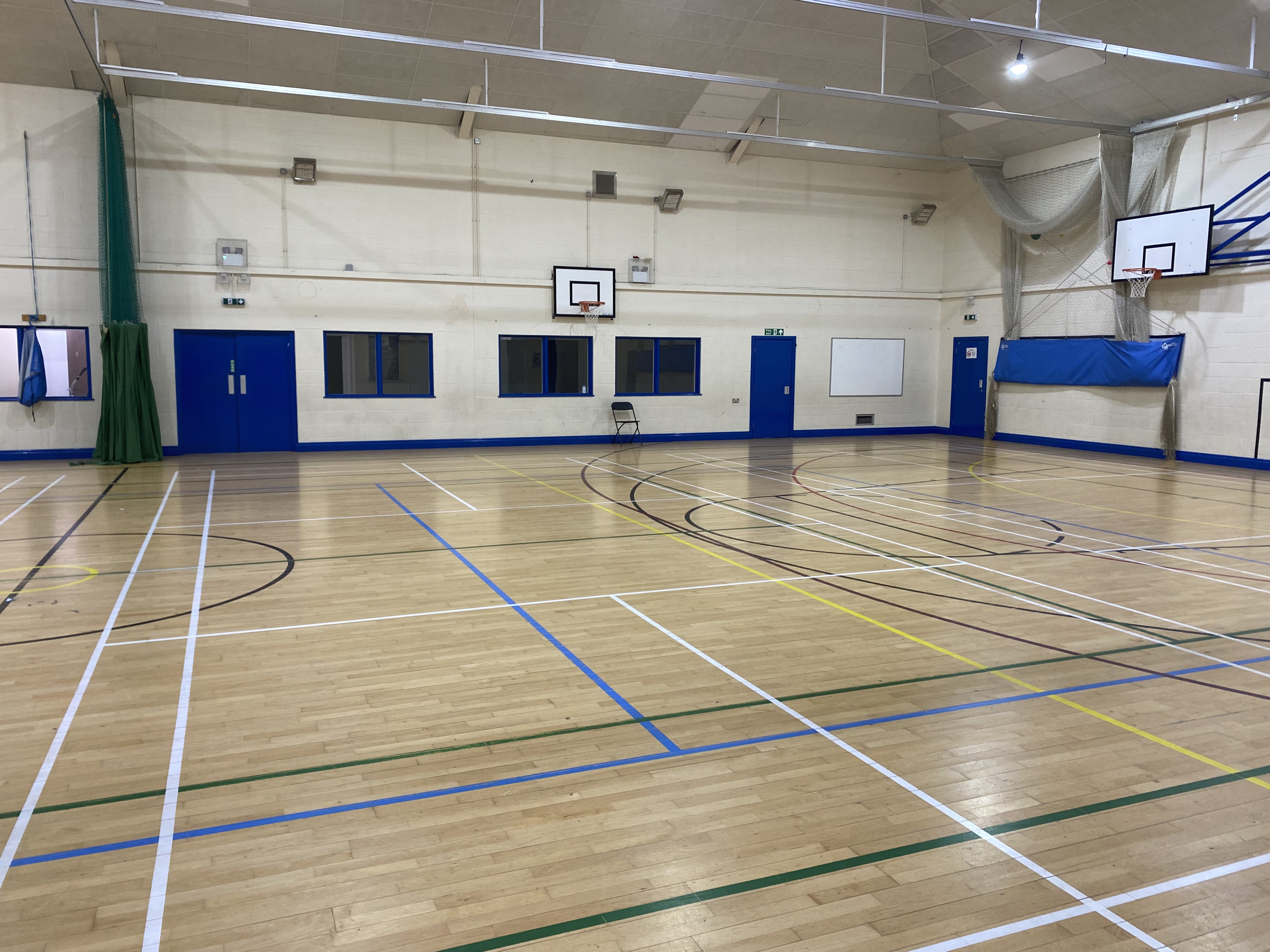 Harlow camp Barracudas sports hall.jpg