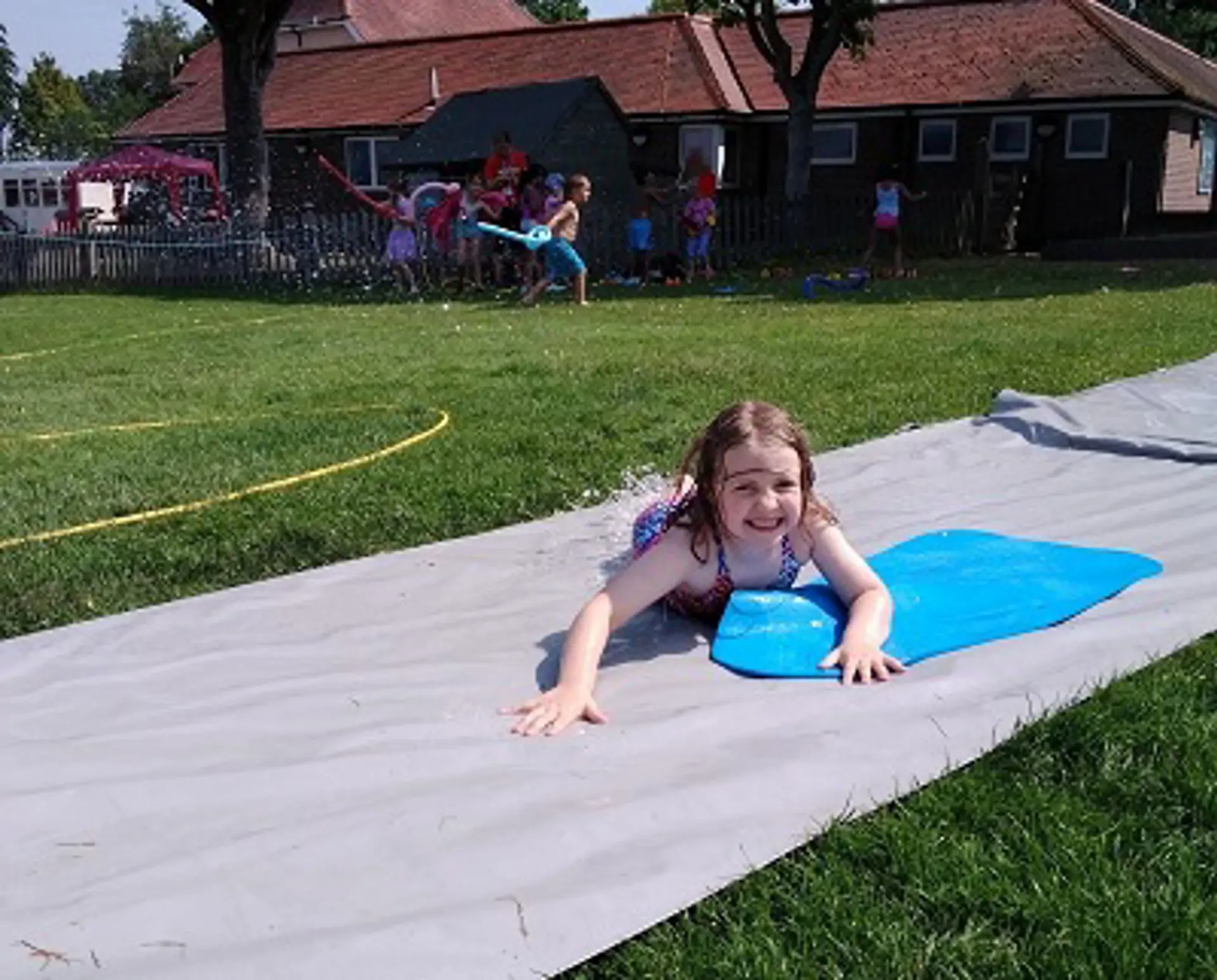 Aqua slide at Barracudas Copthorne