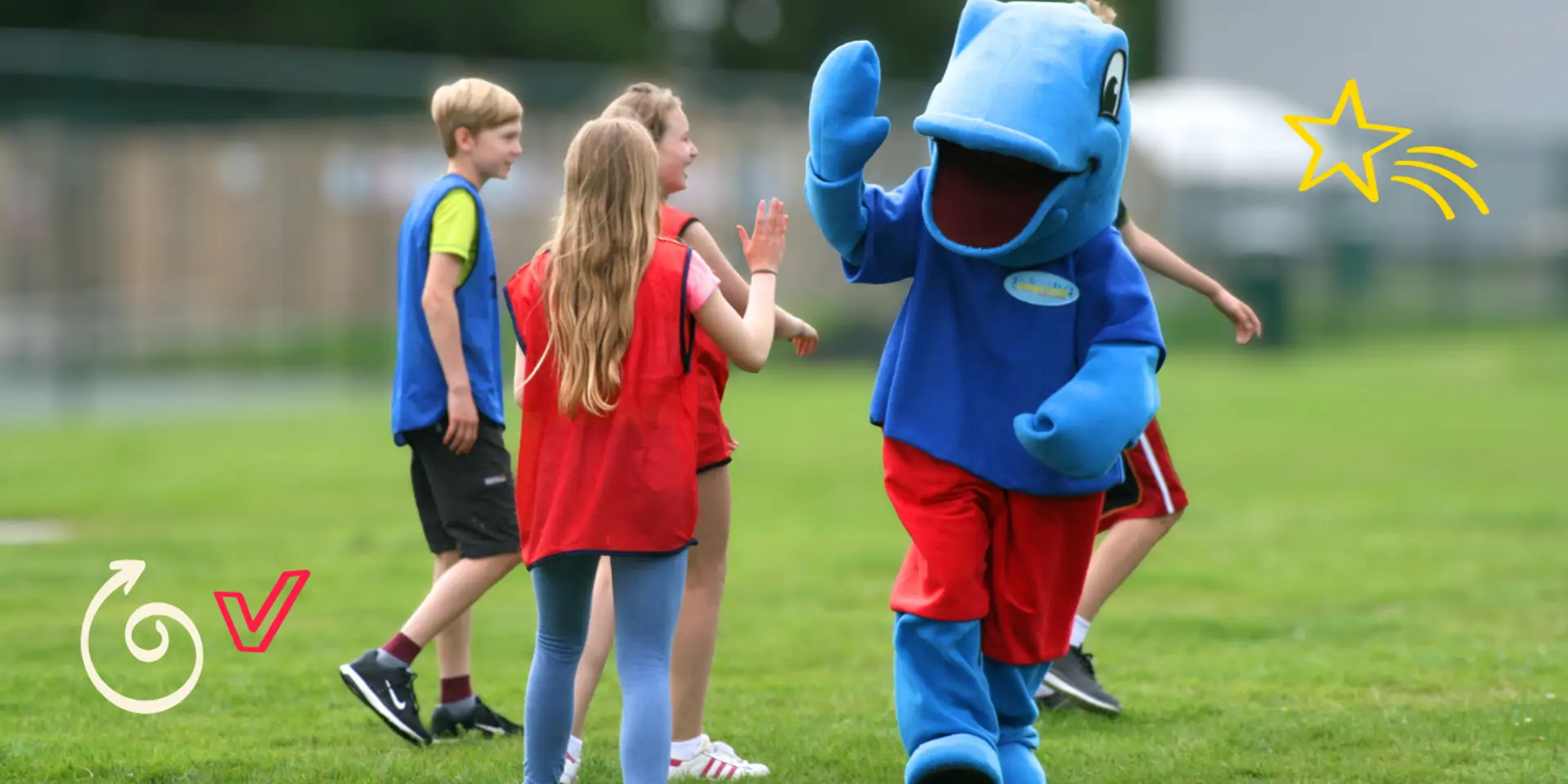 Happy and relaxed children at Barracudas camp with Billy Barracuda.png