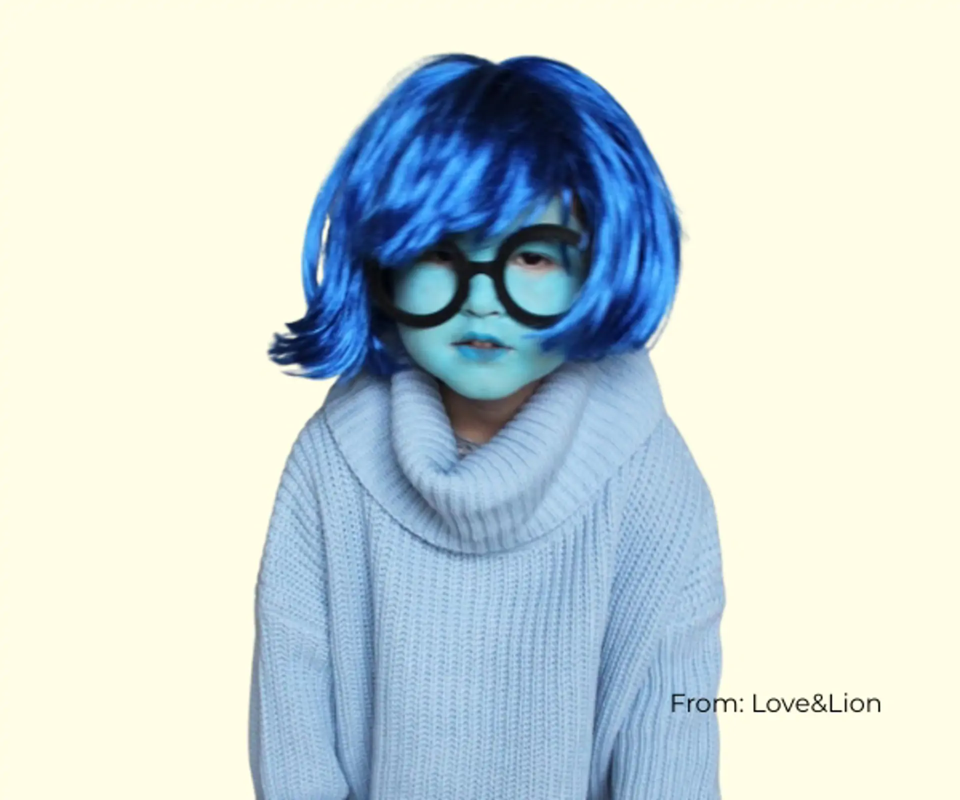 Inside Out home made kids Halloween costume