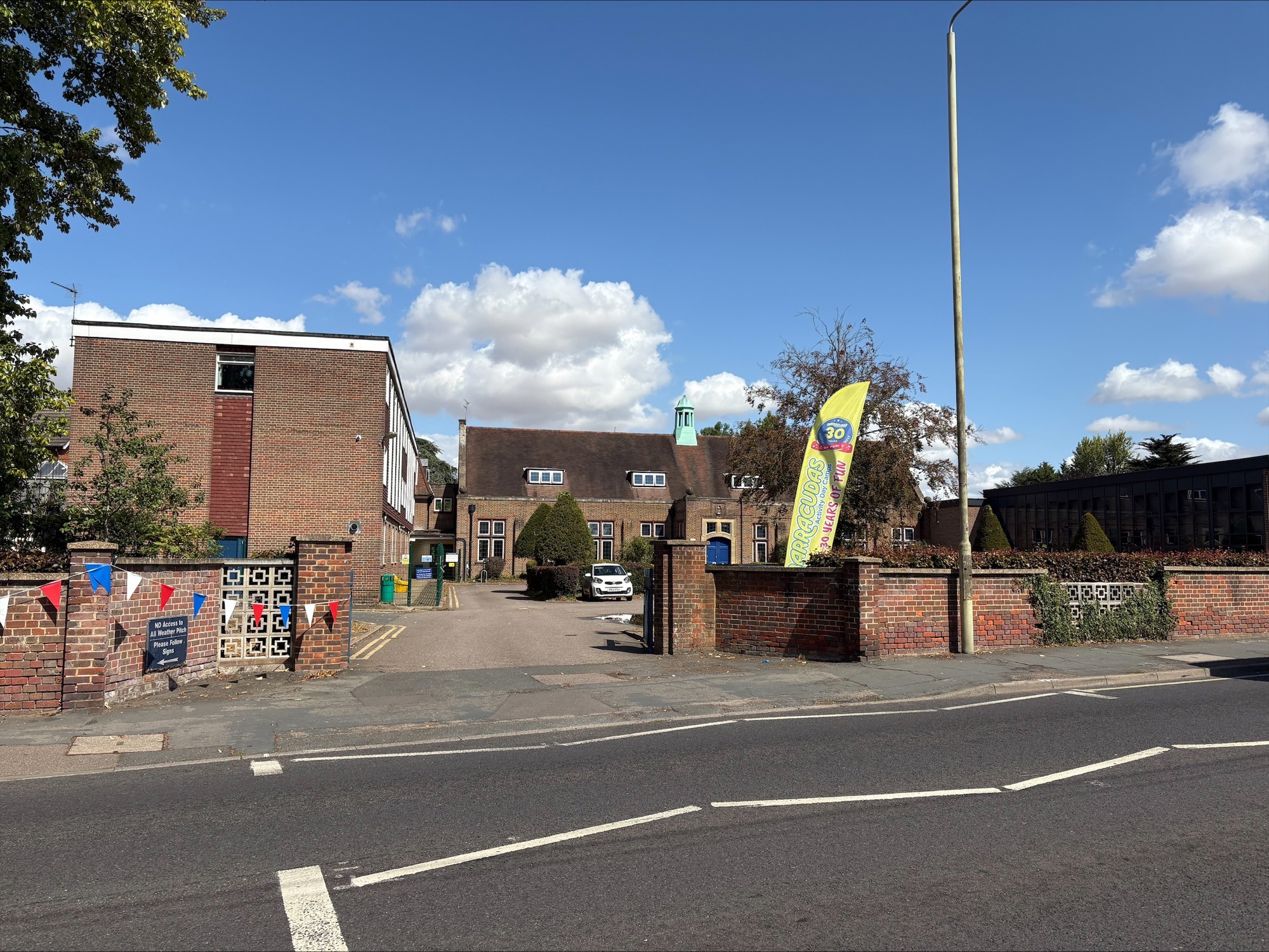 Outside Barracudas Bishop's Stortford camp.jpg