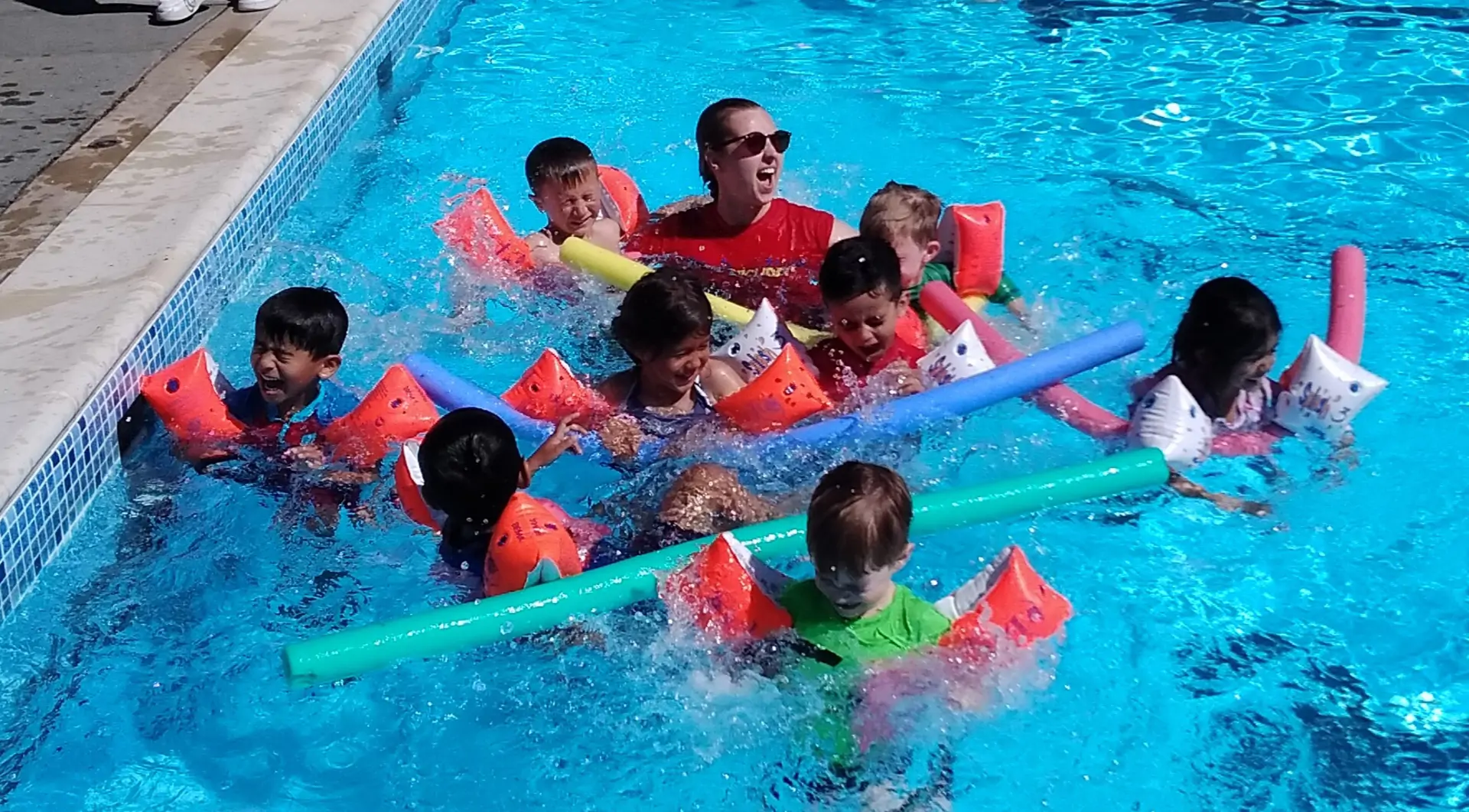 Barracudas Chigwell camp swimming