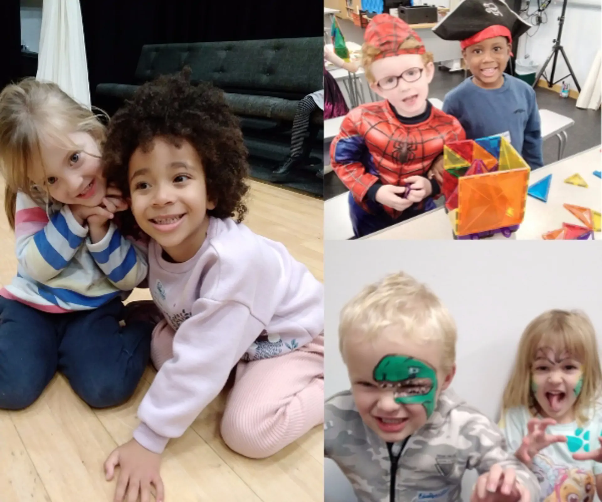 Making friends at Barracudas October half term camp