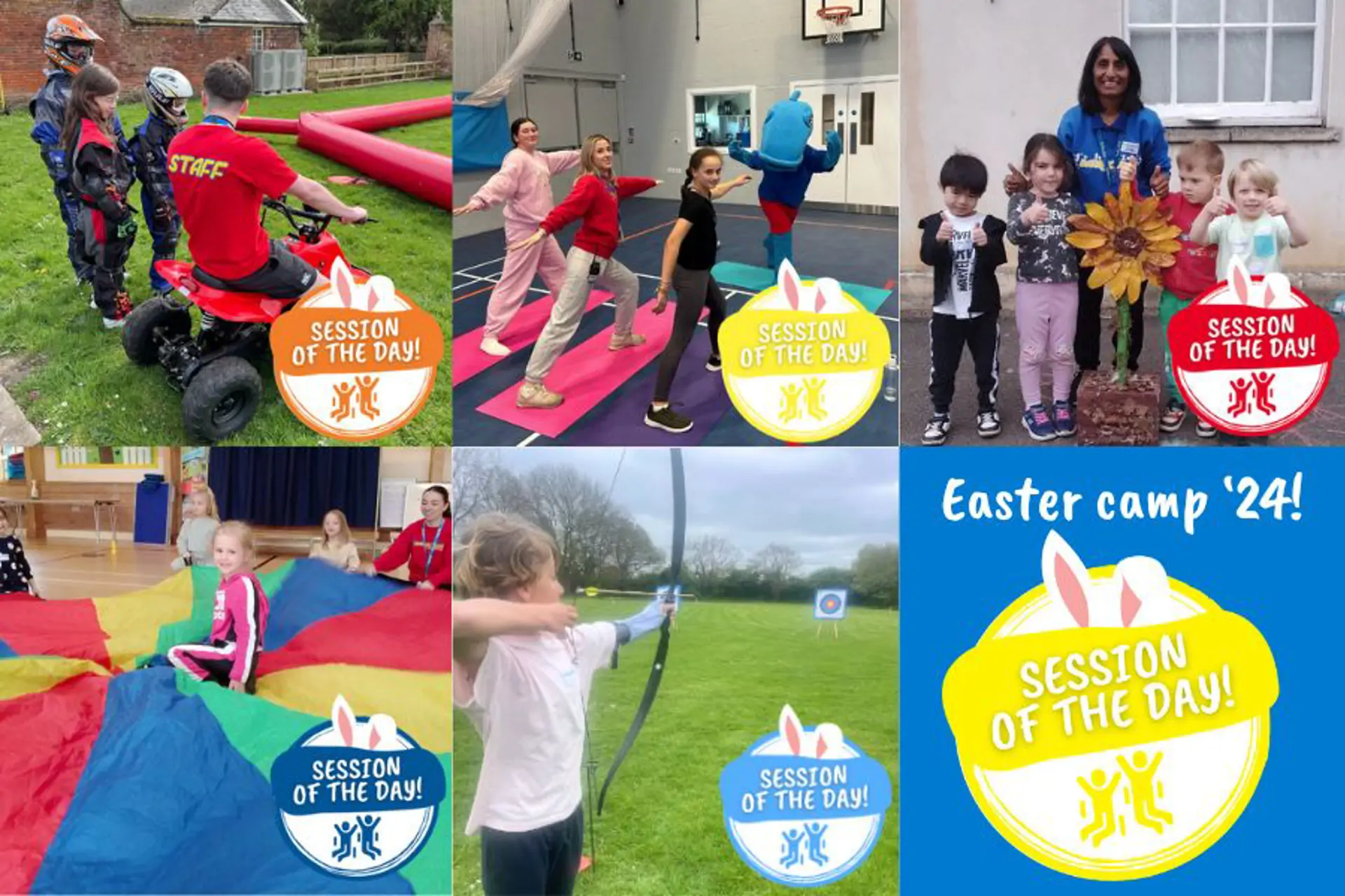 Barracudas Easter camp session of the day 8-12 April 2024